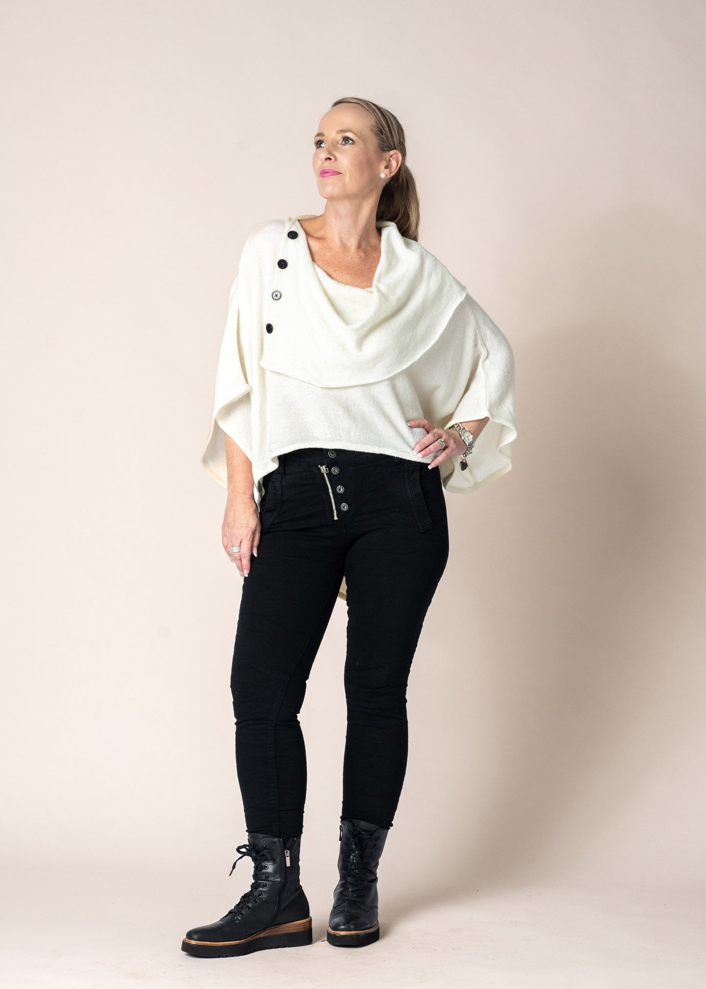 Elspeth Top in Cream