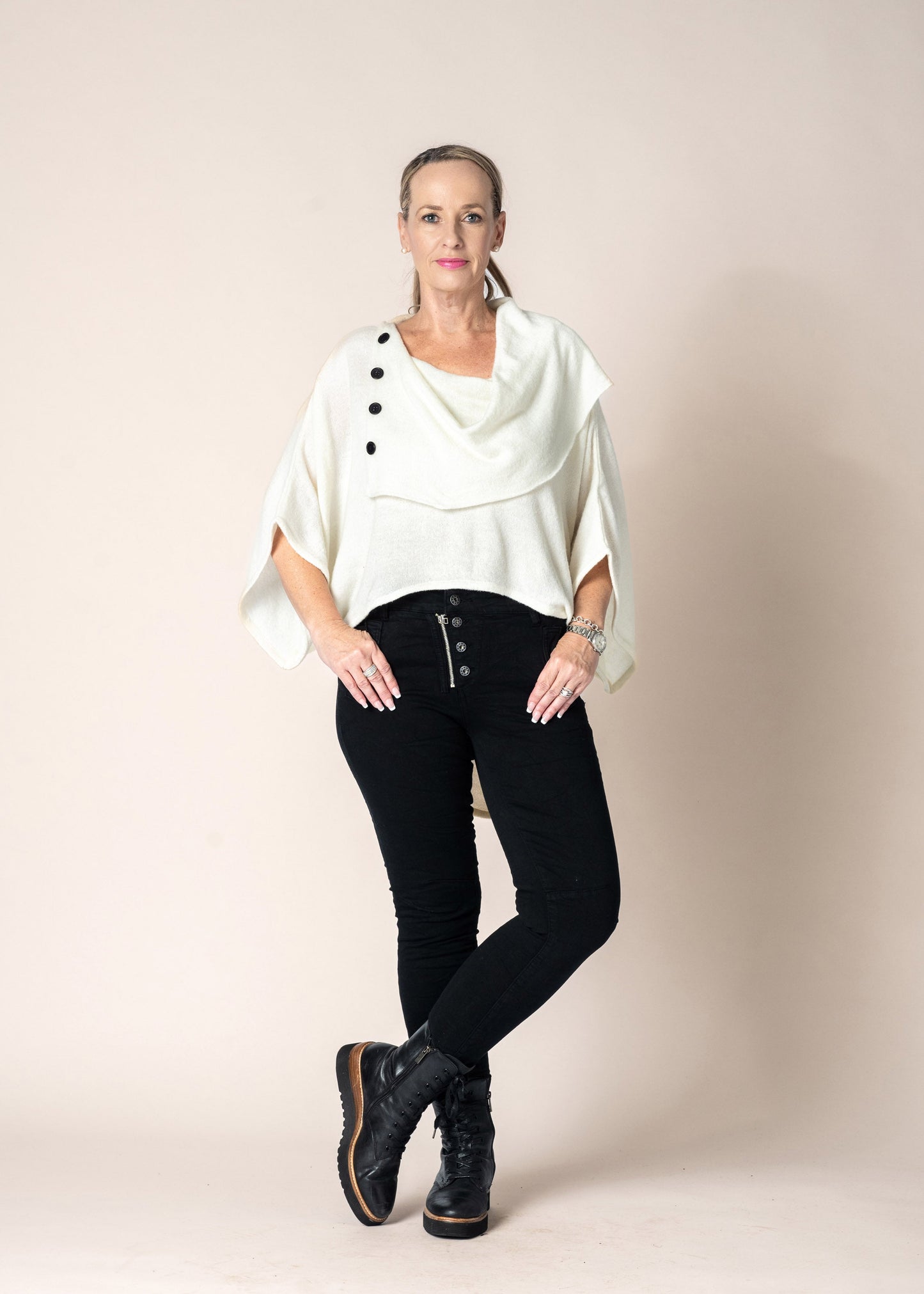 Elspeth Top in Cream