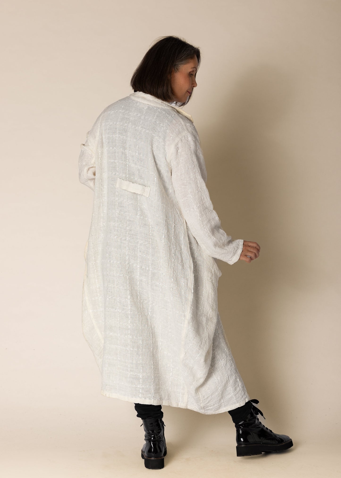 Mirella Linen Jacket in Cream