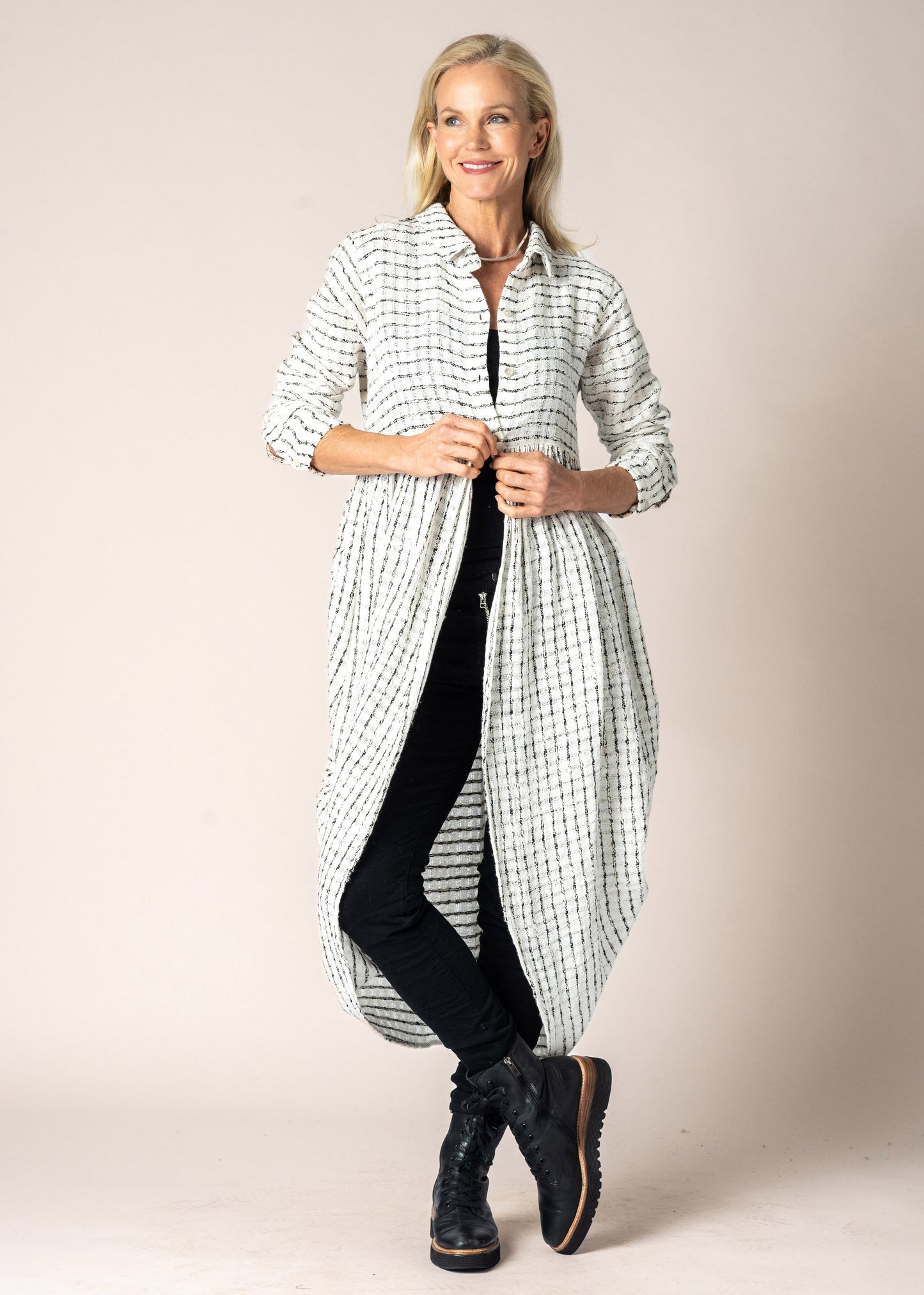 Cambria Linen Jacket in Cream