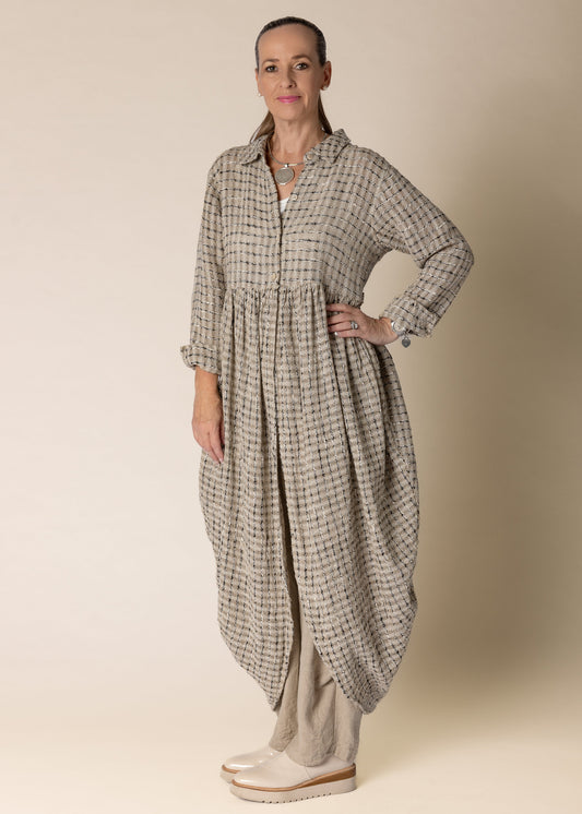 Cambria Linen Jacket in Latte