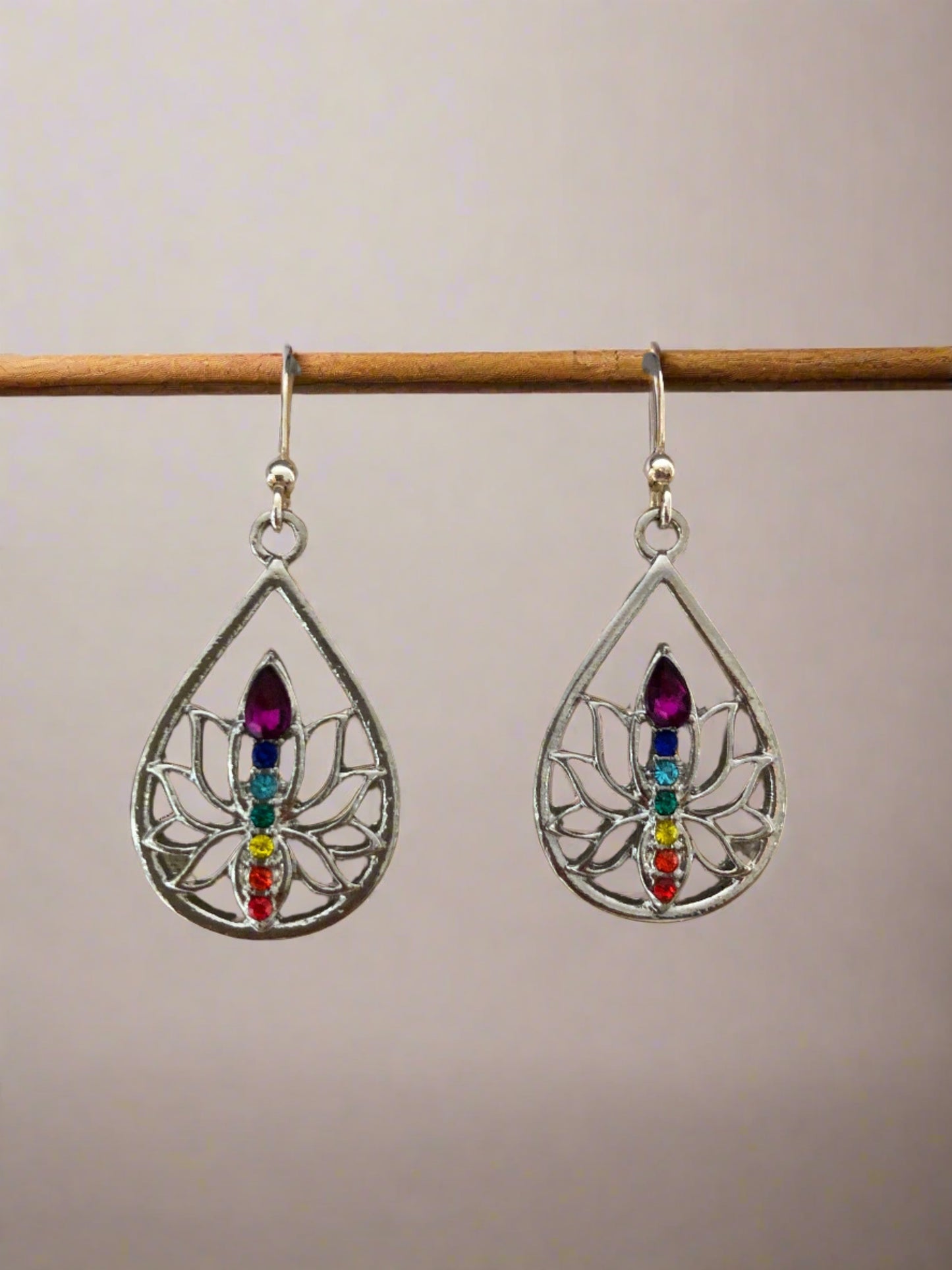 Chakra Drop Earrings - Cheeky Goddess