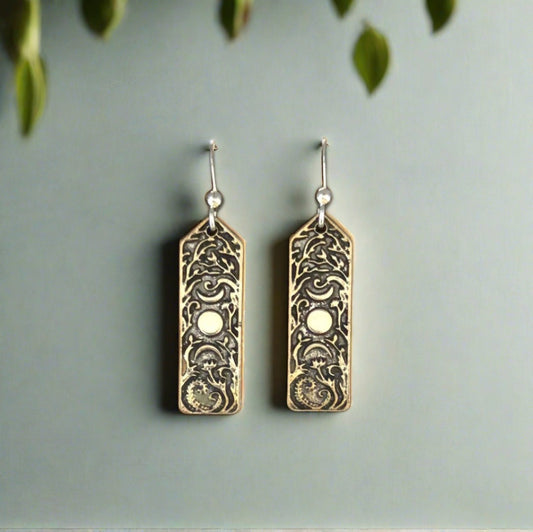 Rectangular Drop Earrings - Cheeky Goddess