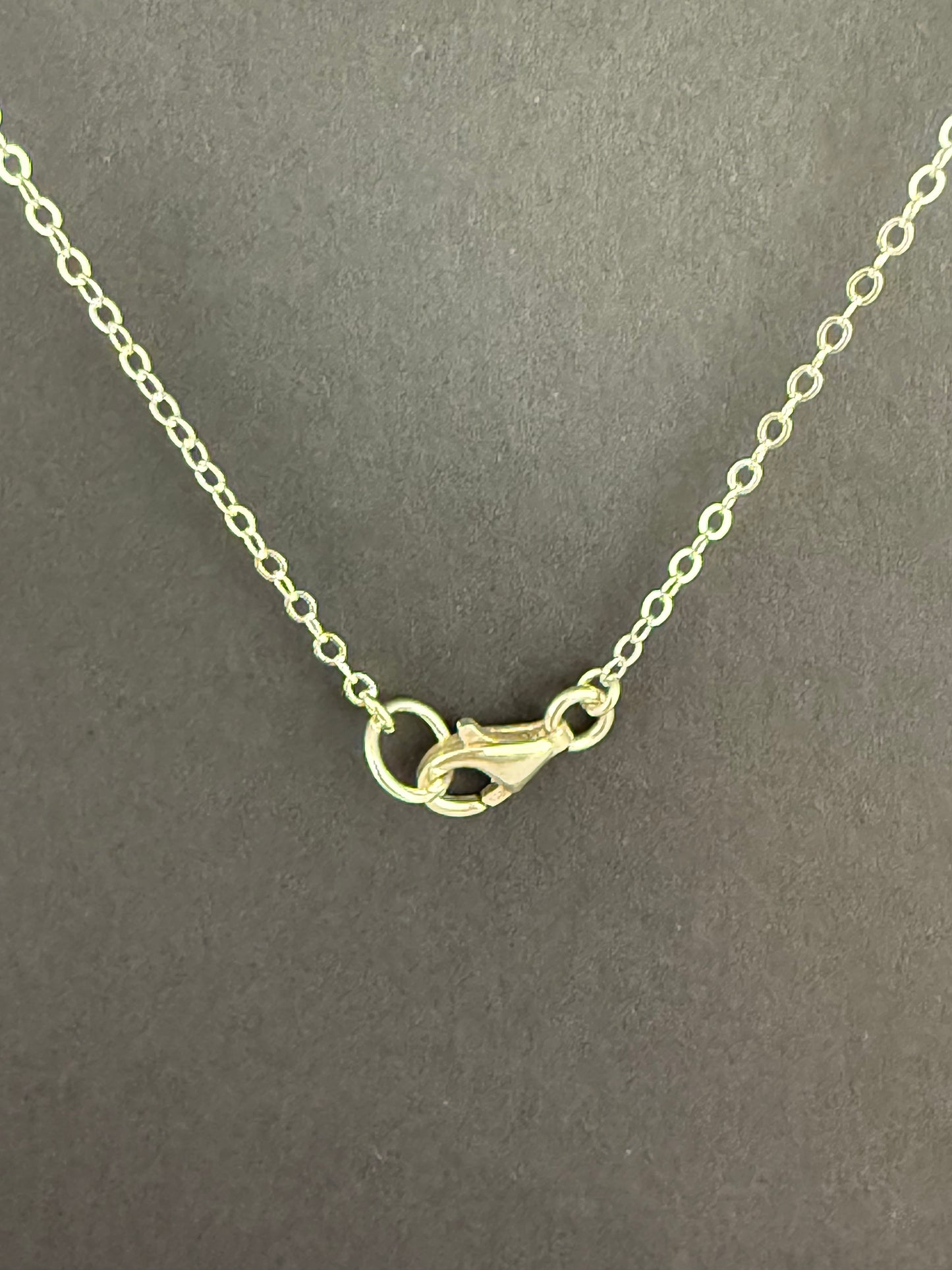 Cross Heart and Spiral Sterling Silver Necklace