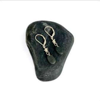 Earrings - Rockstar - Sterling Silver Lever Back