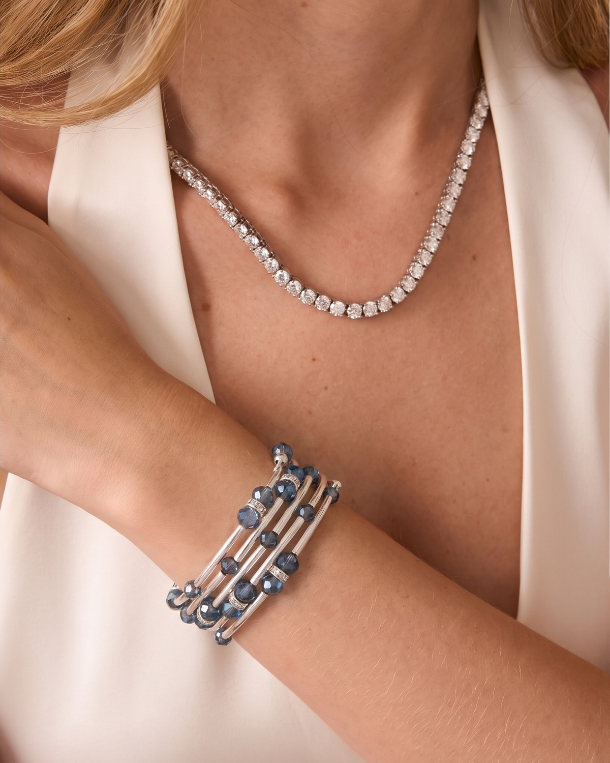 Bracelet - Wire Wrap - 5 Strand